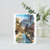 Mooie  stad van San Antonio Briefkaart (Staand voorkant)