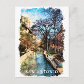 Mooie  stad van San Antonio Briefkaart (Voorkant)