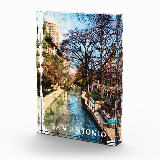 Mooie  stad van San Antonio Fotoblokken (Rechts)