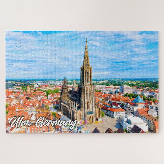 Mooie stad van Ulm, Duitsland Legpuzzel (Horizontaal)