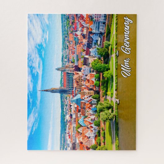 Mooie stad van Ulm, Duitsland Legpuzzel (Verticaal)