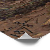 Mooie Stag Deer - koning van het bos Poster (Hoek)