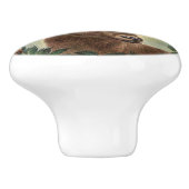 Mooie Stag Deer met majestueuze geweien Keramische Knop (Zijkant)