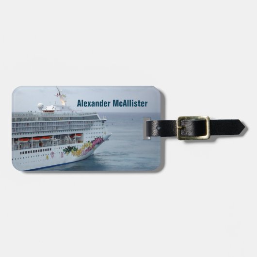 Mooie standaard bagagelabel (Voorkant horizontaal)