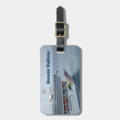 Mooie standaard bagagelabel (Voorkant verticaal)