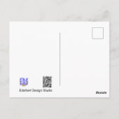 Mooie Stekelvarken Gezicht DIY Verjaardagskaart Briefkaart (Achterkant)