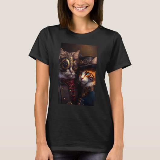 Mooie stel katten katten katten katten katten katt t-shirt (Voorkant)