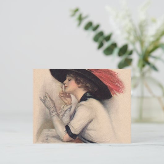 Mooie stemming bij vrouwen -  Mode van overlijden Briefkaart (Staand voorkant)