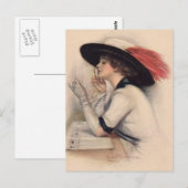 Mooie stemming bij vrouwen -  Mode van overlijden Briefkaart (Voorkant / Achterkant)