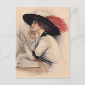 Mooie stemming bij vrouwen - Mode van overlijden Briefkaart