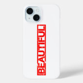 Mooie stempel Case-Mate iPhone case (Achterkant)