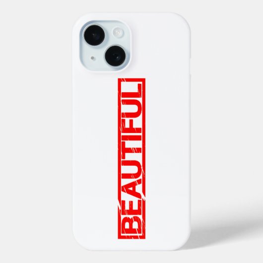 Mooie stempel Case-Mate iPhone case (Achterkant)