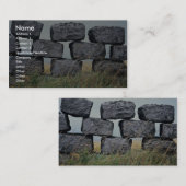 Mooie stenen muur visitekaartje (Voorkant / Achterkant)