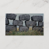 Mooie stenen muur visitekaartje (Achterkant)