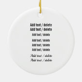 Mooie ster van David Keramisch Ornament (Achterkant)