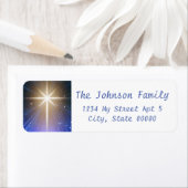 Mooie ster van de Adresetiketten van Bethlehem Etiket (Insitu)