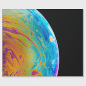 Mooie sterren cadeaupapier (Vlak)