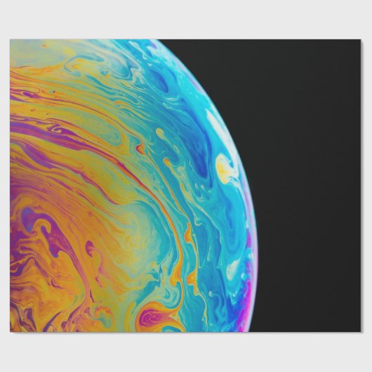 Mooie sterren cadeaupapier (Vlak)