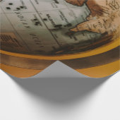 Mooie sterren cadeaupapier (Hoek)