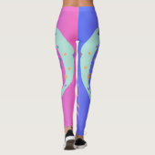 Mooie sterren en hart leggings (Achterkant)
