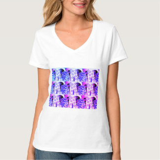 Mooie sterren Kerstmis feestelijk stijlvol T-shirt