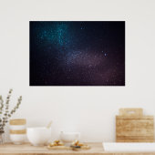 Mooie sterrenhemel poster (Keuken)