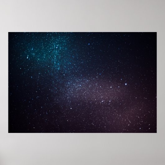 Mooie sterrenhemel poster (Voorkant)