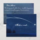 Mooie Sterrennacht Happy Birthday Briefkaart (Voorkant / Achterkant)