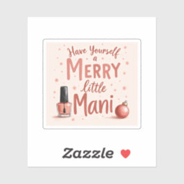 Mooie sticker voor elke manicure-liefhebber