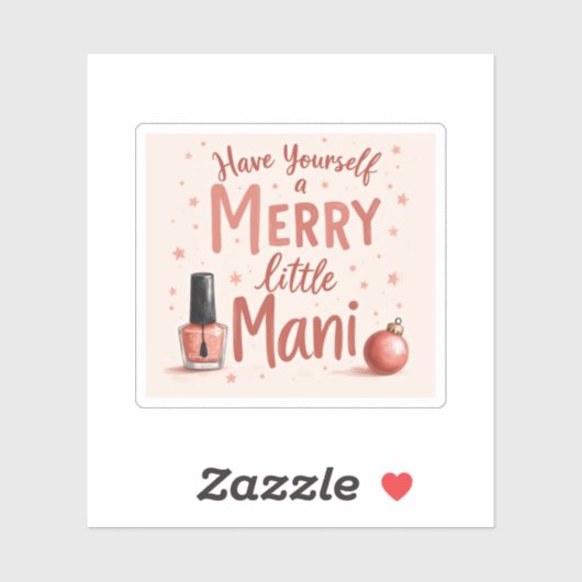 Mooie sticker voor elke manicure-liefhebber (Vel)