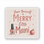 Mooie sticker voor elke manicure-liefhebber (Voorkant)
