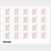 Mooie stickersheet voor Moederdag Vierkante Sticker (Vel)