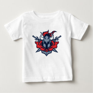 Mooie Stier Krijger Baby T-Shirt