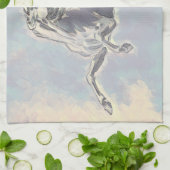 Mooie stijl Paard Art Keukenhanddoek (Gevouwen)