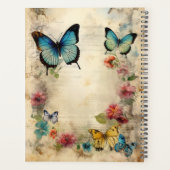 Mooie stijl vlinders planner (Achterkant)