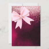 Mooie stijlvolle abstracte vallende trouwkaart kaart (Achterkant)