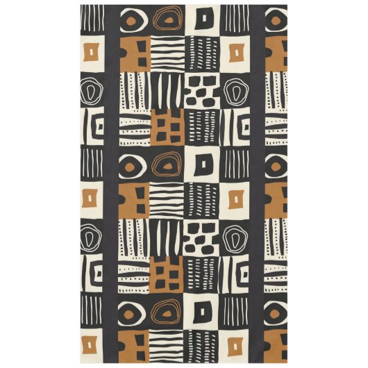 Mooie stijlvolle Afrikaanse modderdoek tafelkleed (Voorkant)