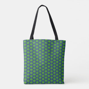 Mooie stijlvolle bloem tote bag