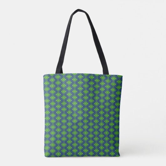 Mooie stijlvolle bloem tote bag (Achterkant)