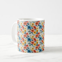 Mooie stijlvolle romantische lente meisjesachtige  koffiemok