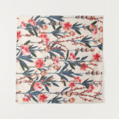 Mooie, stijlvolle tuinfloralen in de ma wandkleed (Voorkant (horizontaal))