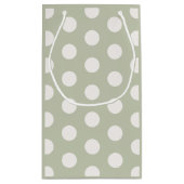 Mooie stippen voor kinderverjaardag l Lichtgroen Klein Cadeauzakje (Achterkant)