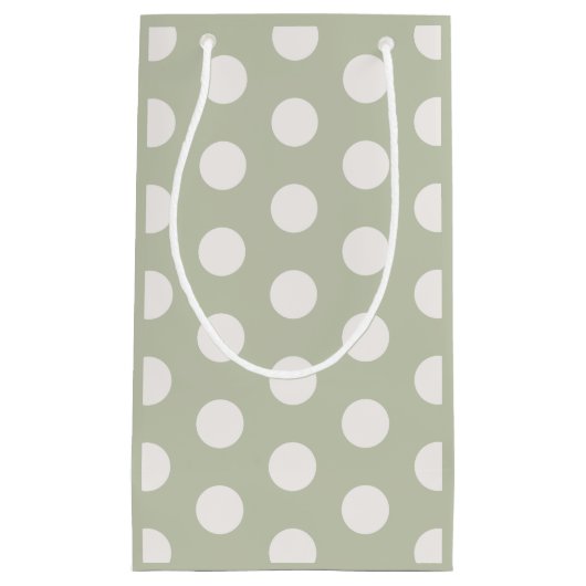 Mooie stippen voor kinderverjaardag l Lichtgroen Klein Cadeauzakje (Voorkant)
