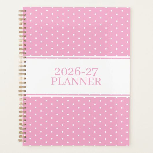 Mooie Stippenpatroon Planner (Voorkant)