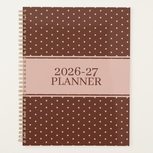 Mooie Stippenpatroon Planner (Voorkant)