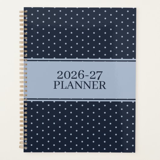 Mooie Stippenpatroon Planner (Voorkant)