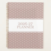 Mooie Stippenpatroon Planner (Voorkant)