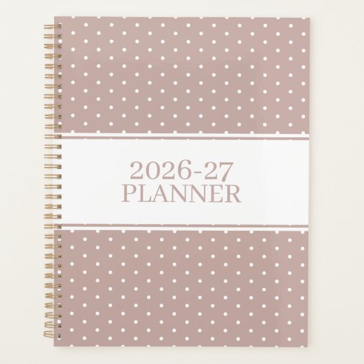 Mooie Stippenpatroon Planner (Voorkant)