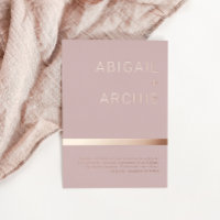 Mooie Stoffige Roze Rose Goud Minimalistische Brui