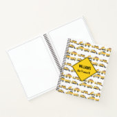 Mooie stortvrachtwagens Bouwvrachtwagens Kinderkun Notitieboek (Binnen)